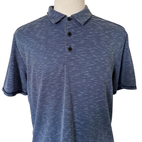 Tommy Bahama Men’s Short Sleeves Blue Polo Shirt Size XL - Picture 2 of 7